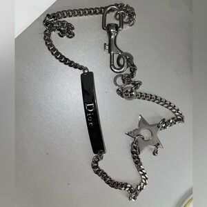 Dior x John Galliano chain belt SS 2003 - silver
